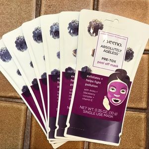 FREE w purchase- set of 6 Aveeno Pre-tox masks!